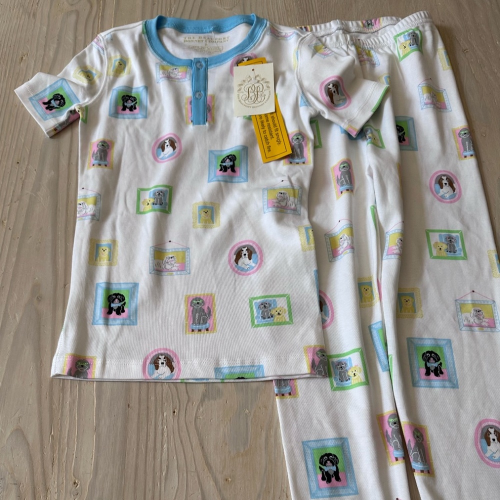 The Beaufort Bonnet Co. TBBC NWT Puppy pajamas/f